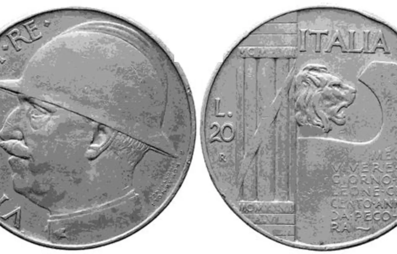 Hai trovato una moneta da 20 lire di Mussolini? Ecco quanto vale davvero oggi