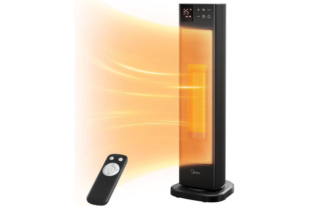 Risparmia sulla bolletta e resta al caldo: il termoventilatore Midea in offerta speciale