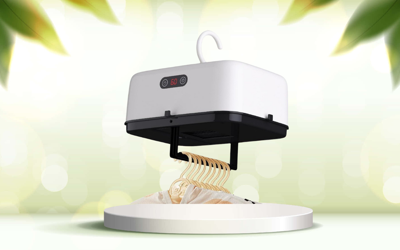 Scopri come asciugare i tuoi vestiti in poco spazio con questa asciugatrice portatile